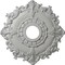 Ekena Millwork Riley Ceiling Medallion (Fits Canopies up to 4 5/8"), Hand-Painted Frost, 18"OD x 3 1/2"ID x 1 1/2"P CM18RLFRF - alternate 1